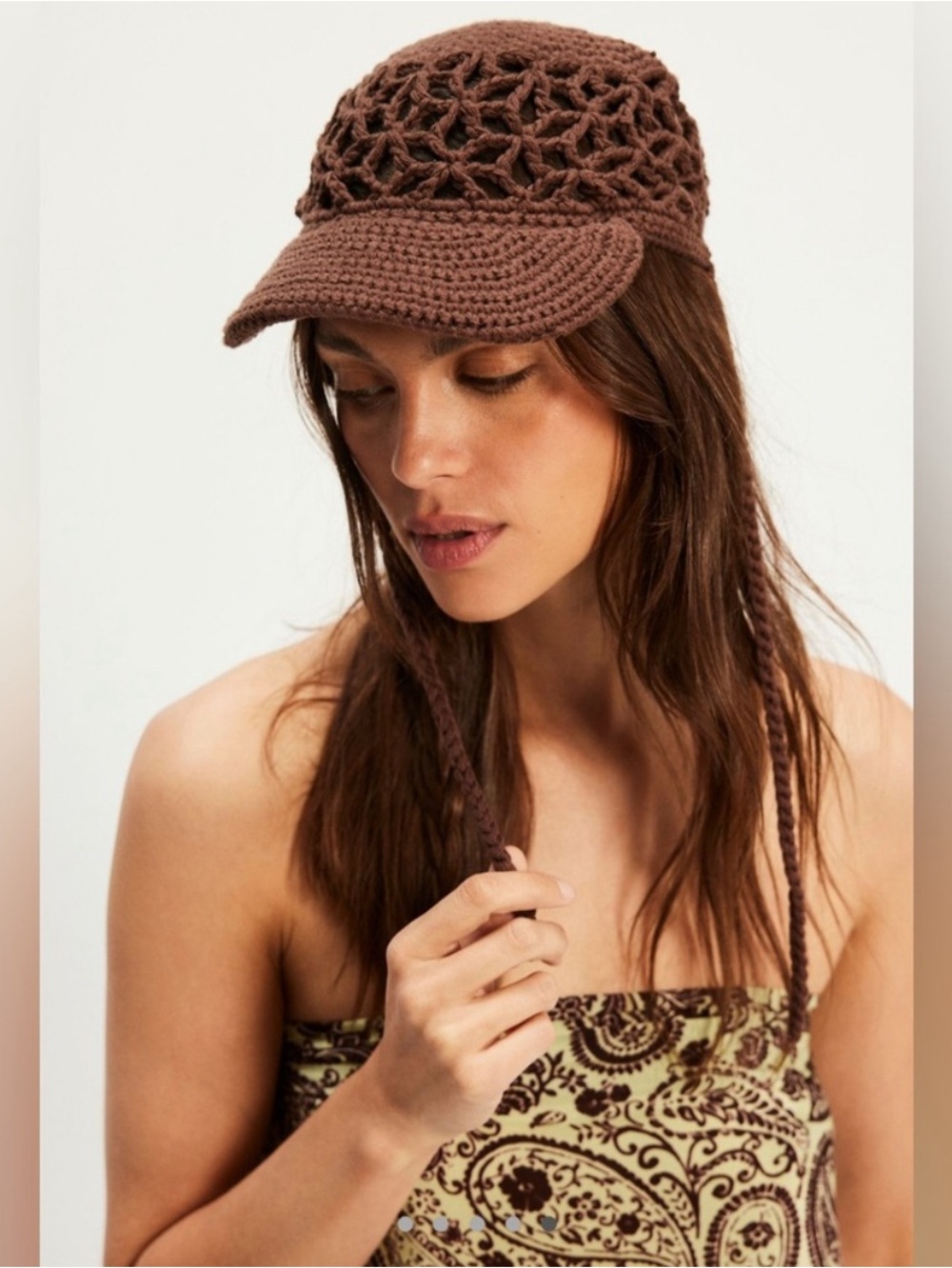 Free People Silvie Crochet Hat